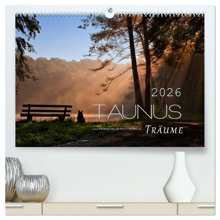 Produktbild: Taunus - Tr&auml;ume (hochwertiger Premium Wandkalender 2026 DIN A2 quer), Kunstdruck in Hochglanz