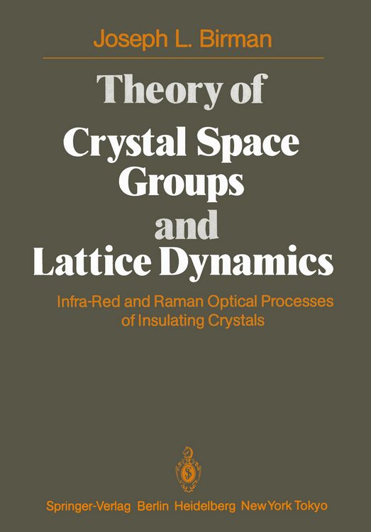 Produktbild: Theory of Crystal Space Groups and Lattice Dynamics