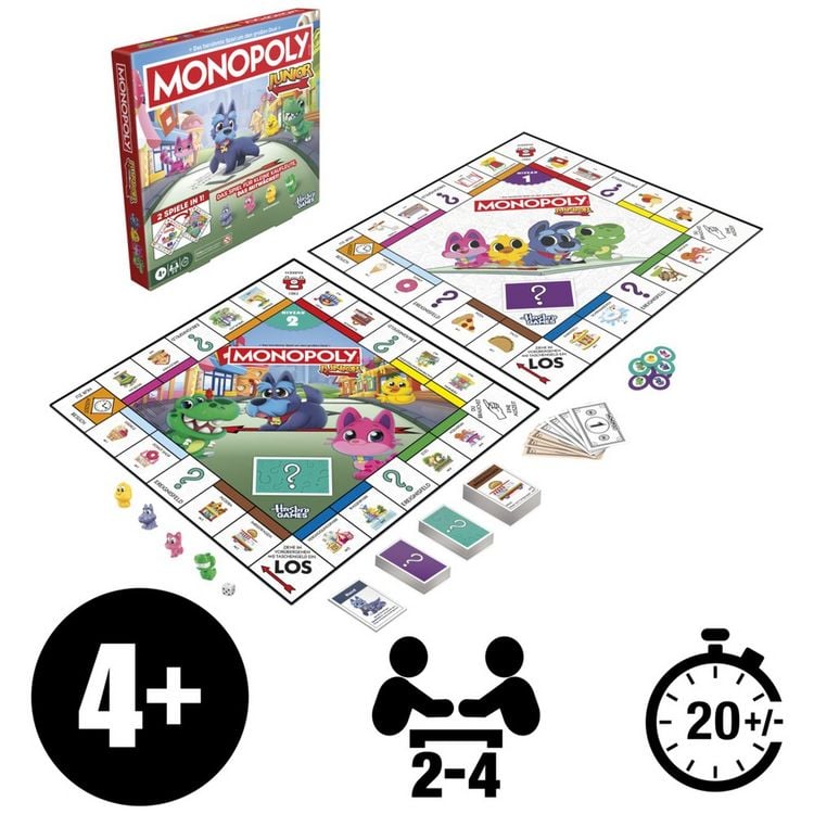 Produktbild: Monopoly Junior Square 2 In 1