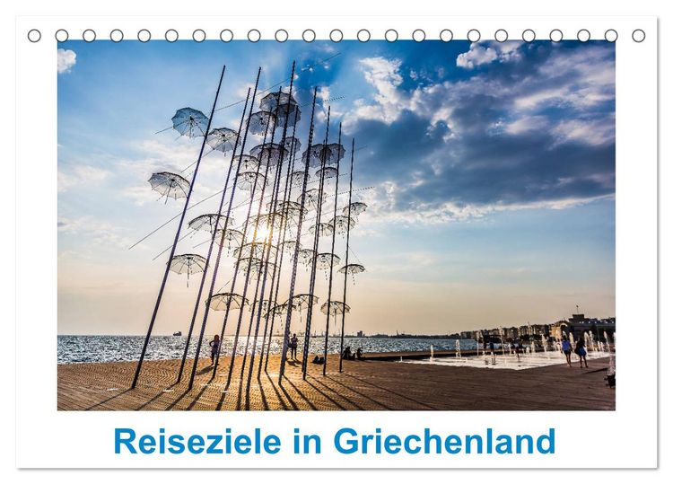 Produktbild: Reiseziele in Griechenland (Tischkalender 2026 DIN A5 quer), CALVENDO Monatskalender