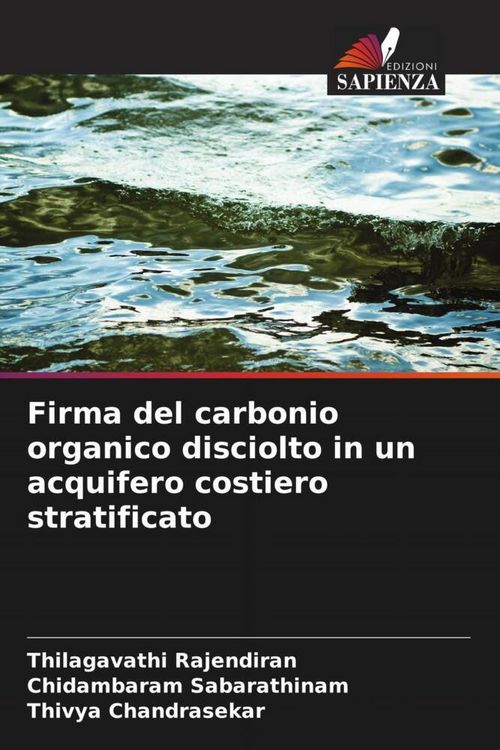 Produktbild: Firma del carbonio organico disciolto in un acquifero costiero stratificato