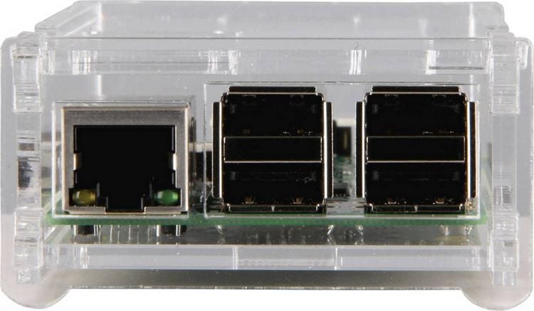 Produktbild: Joy-it rb-case01 SBC-Geh&auml;use Passend f&uuml;r (Entwicklungskits): Raspberry Pi Transparent