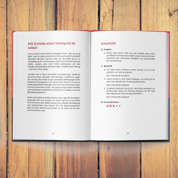Produktbild: Arschtritt-Buch