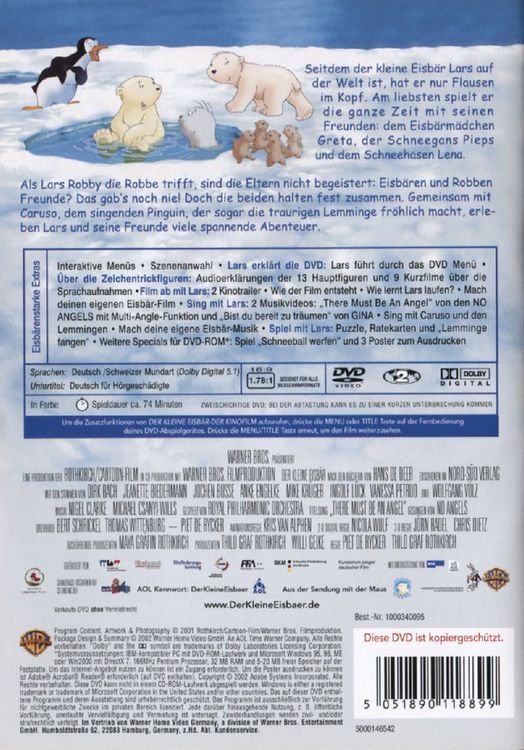Produktbild: Der kleine Eisb&auml;r - Der Kinofilm - Warner Kids Edition