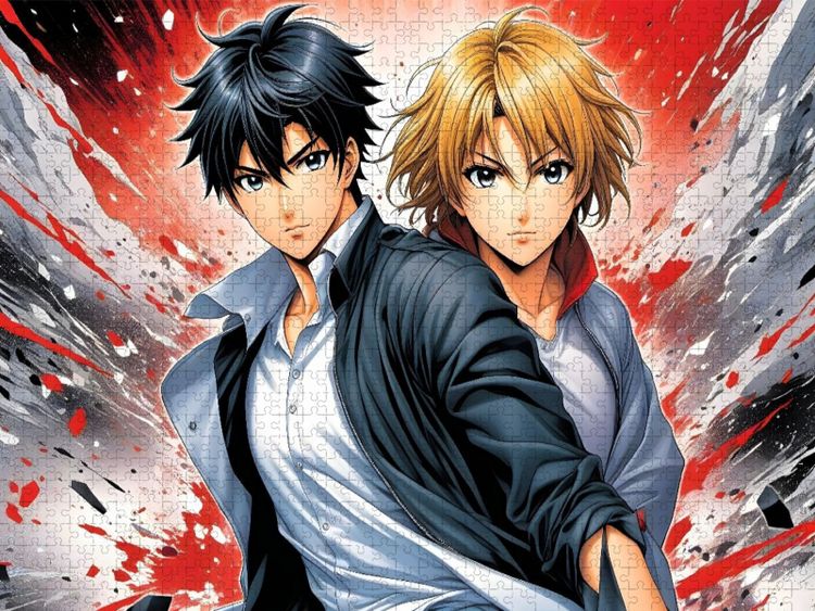 Produktbild: CALVENDO Puzzle Manga Actionheld Taiga Misono - Der charmante Frauenheld | 1000 Teile Lege-Gr&ouml;&szlig;e 64x48cm Foto-Puzzle f&uuml;r gl&uuml;ckliche Stunden