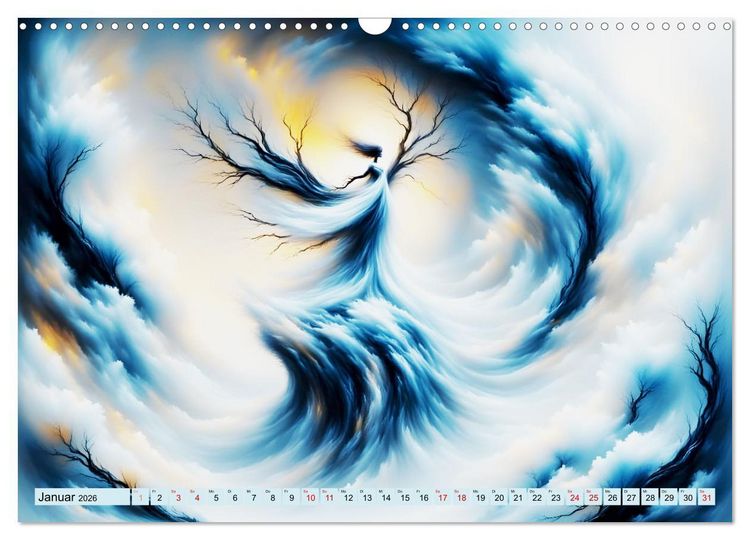 Produktbild: Die Magie der Natur Monatsk&ouml;niginnen (Wandkalender 2026 DIN A3 quer), CALVENDO Monatskalender