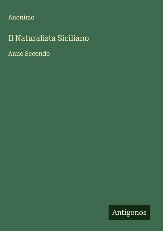 Produktbild: Il Naturalista Siciliano