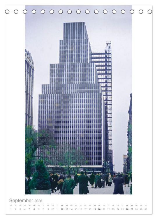 Produktbild: New York City 1963 (Tischkalender 2026 DIN A5 hoch), CALVENDO Monatskalender