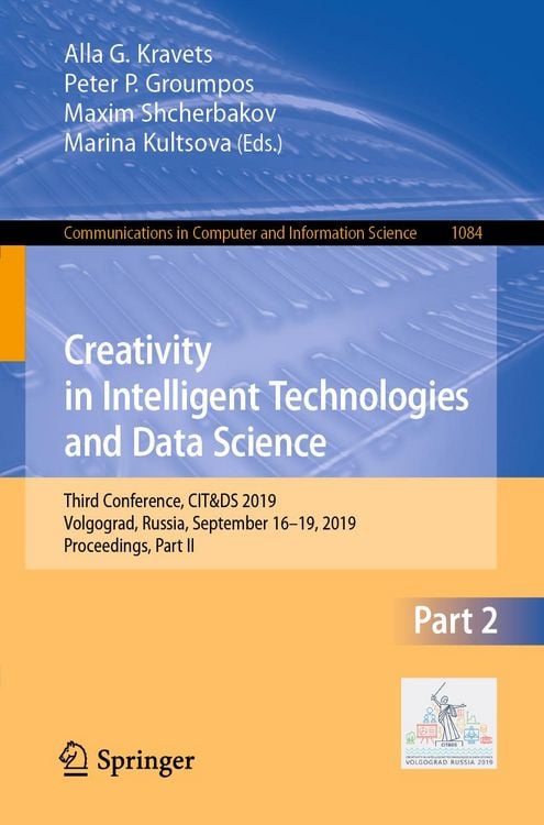 Produktbild: Creativity in Intelligent Technologies and Data Science