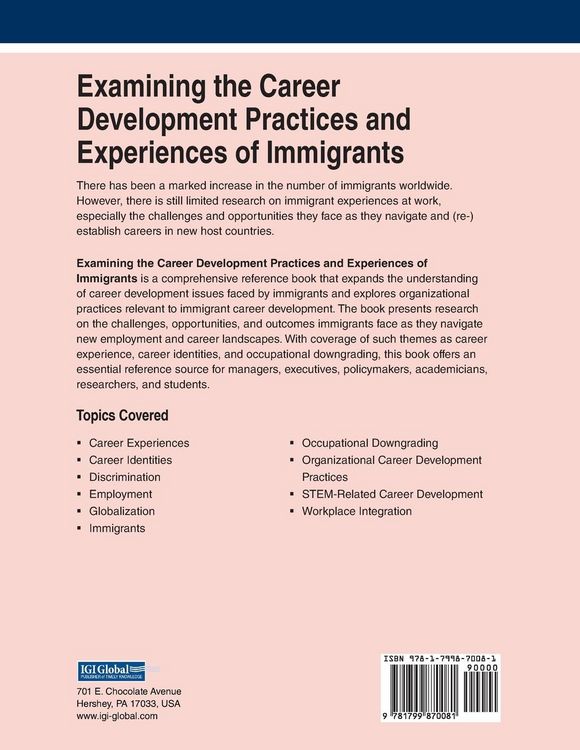 Produktbild: Examining the Career Development Practices and Experiences of Immigrants
