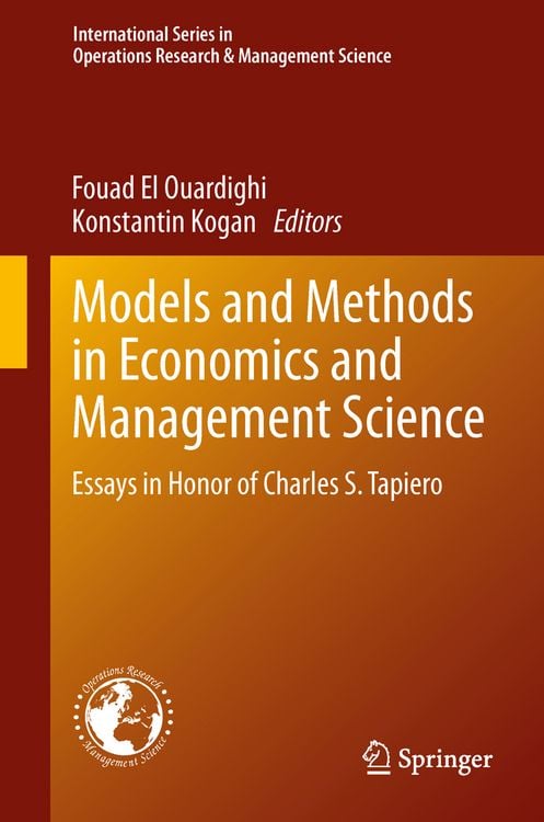 Produktbild: Models and Methods in Economics and Management Science