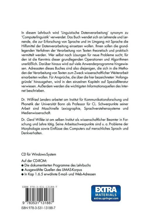 Produktbild: Linguistische Datenverarbeitung