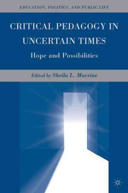 Produktbild: Critical Pedagogy in Uncertain Times