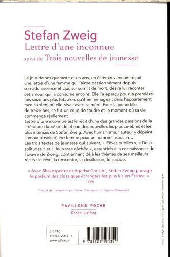 Produktbild: Lettre d'une inconnue