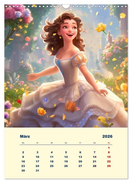 Produktbild: Zauberland. Bunte Fabelwesen und M&auml;rchengestalten (Wandkalender 2026 DIN A3 hoch), CALVENDO Monatskalender