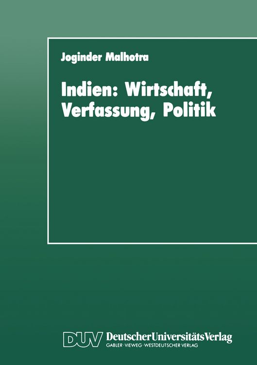 Produktbild: Indien: Wirtschaft, Verfassung, Politik
