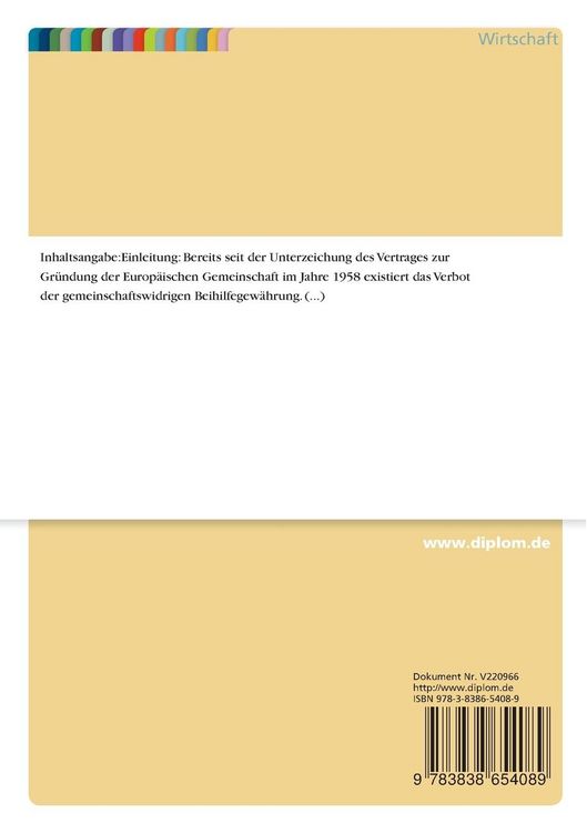 Produktbild: Sparkassen und Landesbanken in Deutschland vor dem Hintergrund der Beihilfenpolitik der Europ&auml;ischen Union