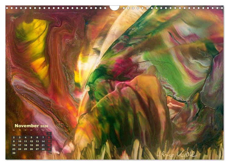 Produktbild: Encaustic Kunstkalender 2026 (Wandkalender 2026 DIN A3 quer), CALVENDO Monatskalender