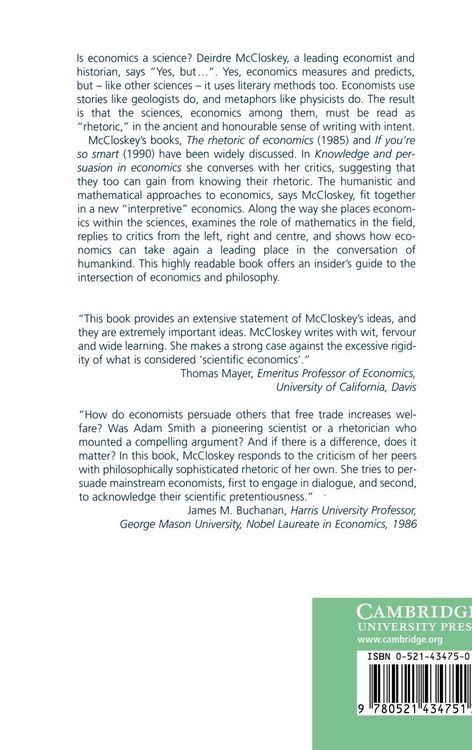 Produktbild: Knowledge and Persuasion in Economics
