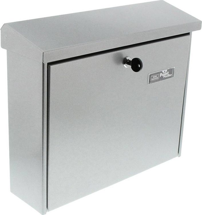 Produktbild: Burg W&auml;chter 61160 JOURNAL 5867 SI Briefkasten Stahlblech Silber Schl&uuml;sselschloss
