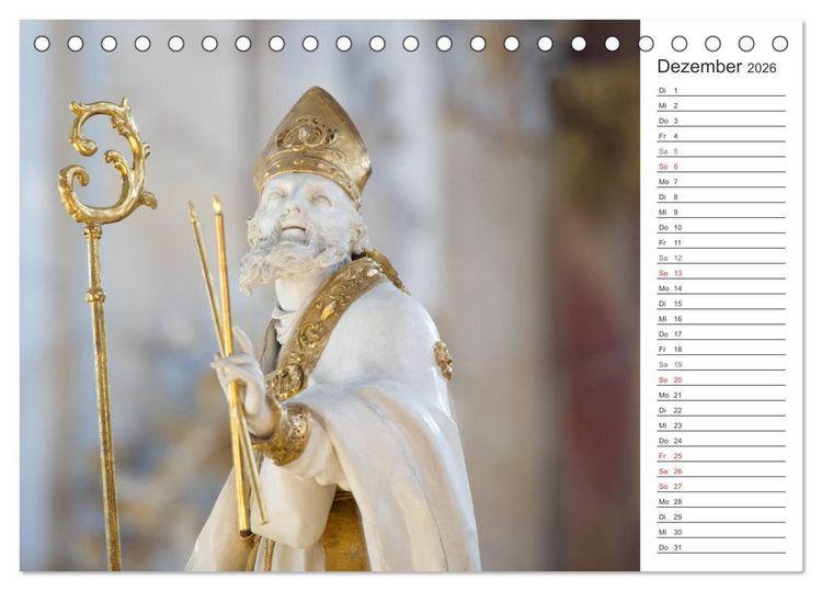 Produktbild: Vierzehnheiligen (Tischkalender 2026 DIN A5 quer), CALVENDO Monatskalender