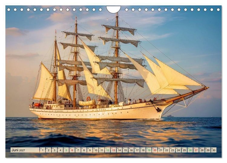 Produktbild: Segelschulschiffe - Weltweit (Wandkalender 2027 DIN A4 quer), CALVENDO Monatskalender