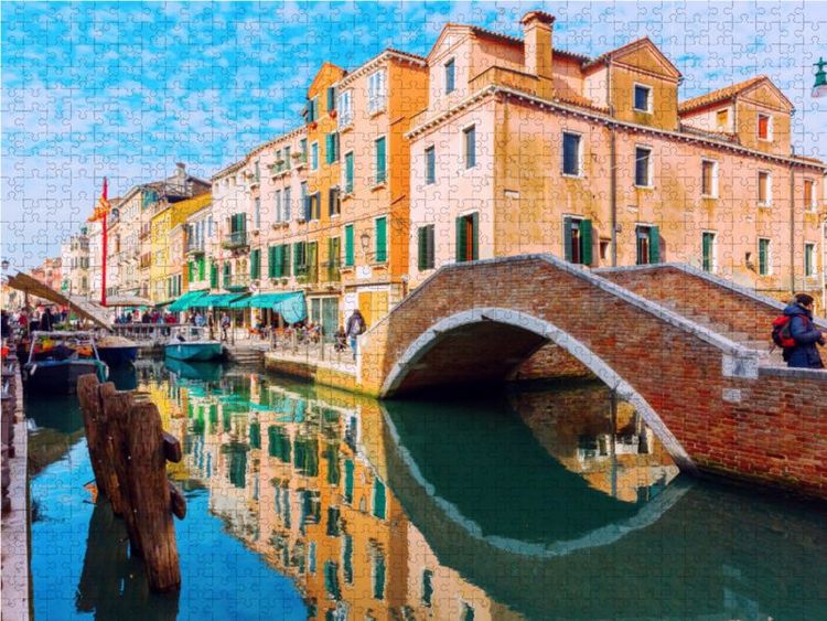 Produktbild: CALVENDO Puzzle Kanal in Venedig 2000 Teile Lege-Gr&ouml;&szlig;e 90 x 67 cm Foto-Puzzle Bild von Christian M&uuml;ller