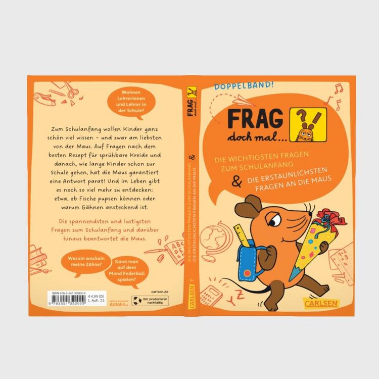Produktbild: Frag doch mal ... die Maus: Die wichtigsten Fragen zum Schulanfang / Die erstaunlichsten Fragen an die Maus