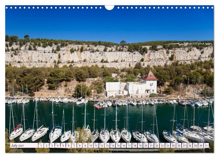 Produktbild: C&ocirc;te d'Azur Highlights on the French Mediterranean Coast (Wall Calendar 2027 DIN A3 landscape), CALVENDO 12 Month Wall Calendar