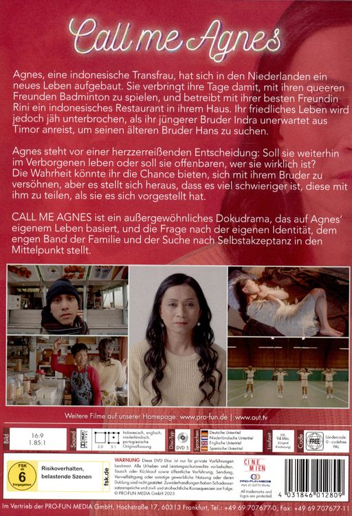 Produktbild: Call Me Agnes (OmU)