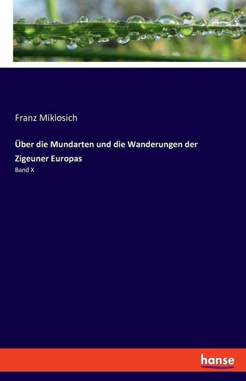 Produktbild: &Uuml;ber die Mundarten und die Wanderungen der Zigeuner Europas