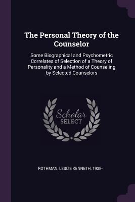 Produktbild: The Personal Theory of the Counselor
