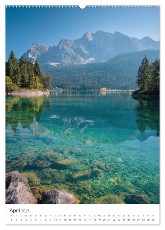 Produktbild: Berge im Wandel (Wandkalender 2027 DIN A2 hoch), CALVENDO Monatskalender