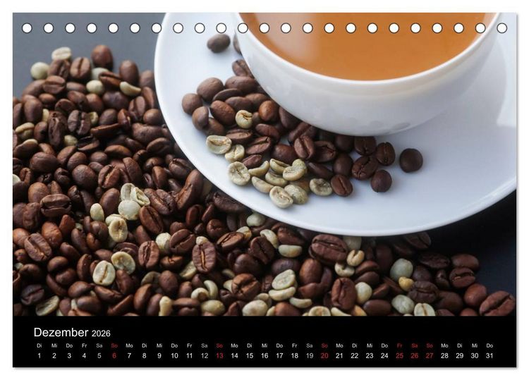 Produktbild: Kaffeezeit (Tischkalender 2026 DIN A5 quer), CALVENDO Monatskalender