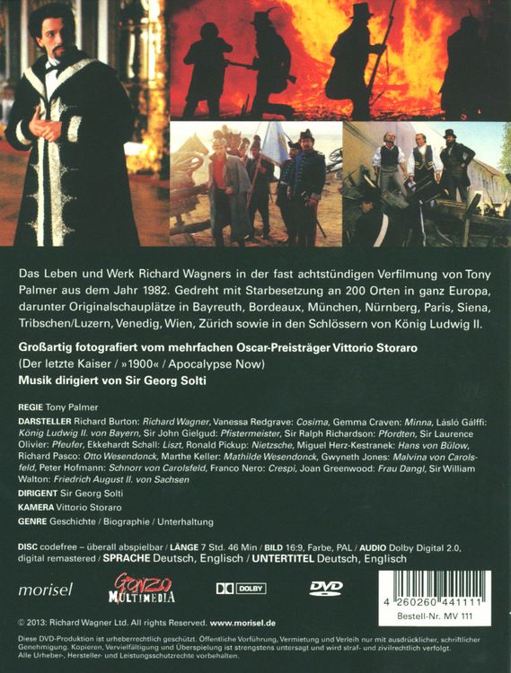 その他 Tony Palmer&#39;s Film About the Wagner Family [DVD] Amazon.com: Wagner (Complete Series) - 3-DVD Set [ NON-USA