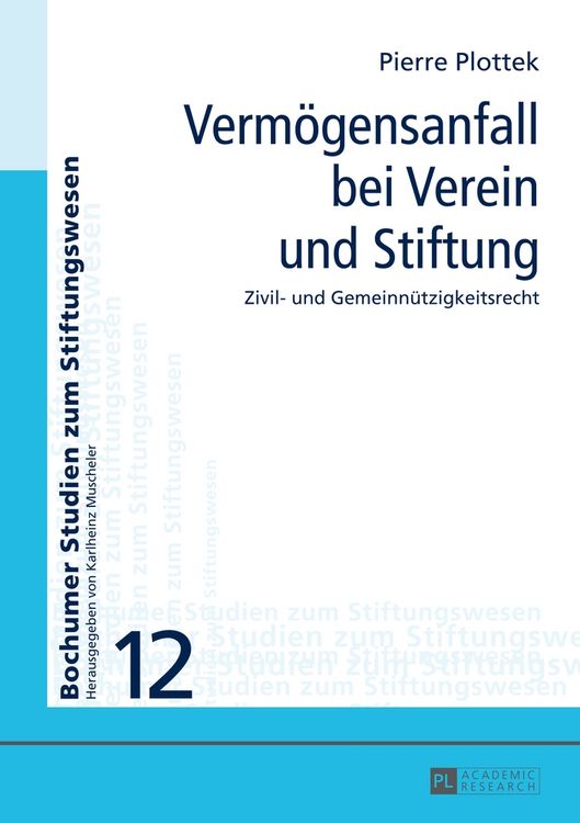 Produktbild: Verm&ouml;gensanfall bei Verein und Stiftung