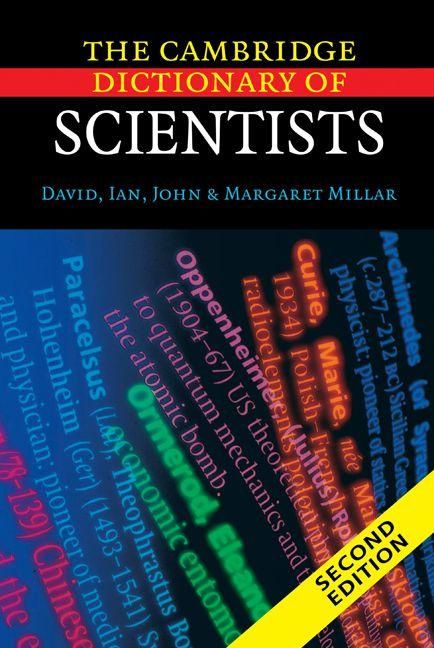 Produktbild: The Cambridge Dictionary of Scientists