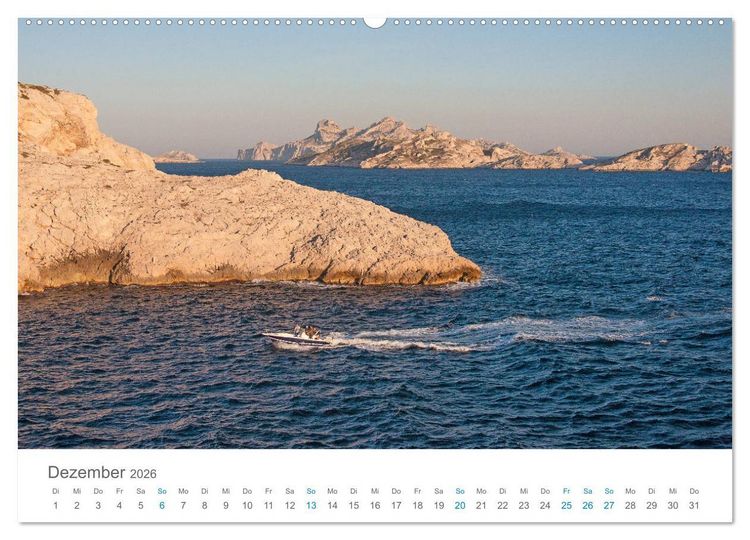 Produktbild: Cassis und die Calanques (Wandkalender 2026 DIN A2 quer), CALVENDO Monatskalender