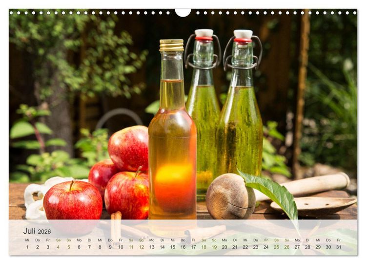 Produktbild: ApfelZEIT - Nat&uuml;rlich k&ouml;stlich (Wandkalender 2026 DIN A3 quer), CALVENDO Monatskalender
