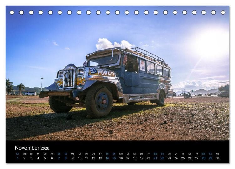 Produktbild: Philippinen Foto Wandkalender 2026 (Tischkalender 2026 DIN A5 quer), CALVENDO Monatskalender