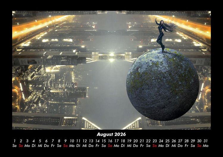 Produktbild: Mit Fantasy durch's Jahr 2026 Fotokalender DIN A3
