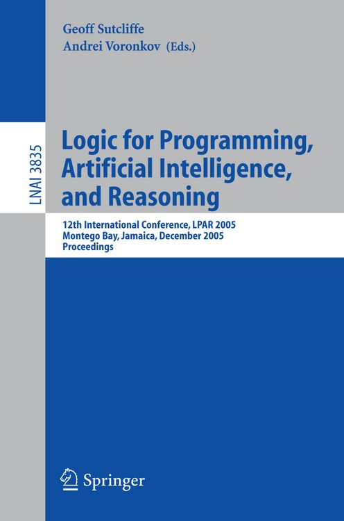 Produktbild: Logic for Programming, Artificial Intelligence, and Reasoning