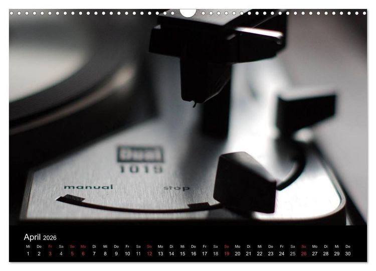 Produktbild: Vintage Turntables Made In Schwarzwald (Wandkalender 2026 DIN A3 quer), CALVENDO Monatskalender