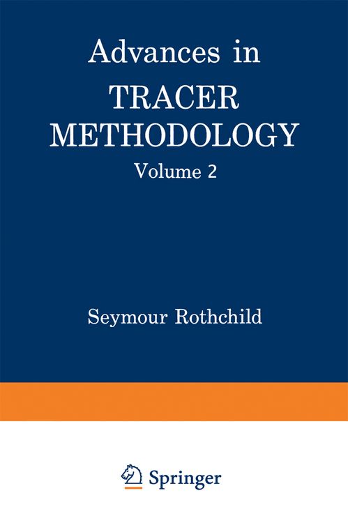 Produktbild: Advances in Tracer Methodology