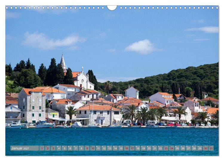 Produktbild: Dalamtinische K&uuml;ste - Momente einer Reise (Wandkalender 2027 DIN A3 quer), CALVENDO Monatskalender