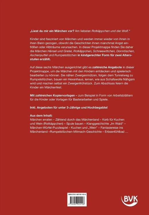 Produktbild: Kita aktiv Projektmappe M&auml;rchen