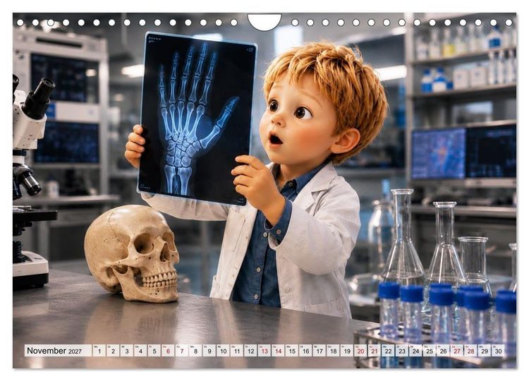 Produktbild: Patrick, Forscher mit Herz (Wandkalender 2027 DIN A4 quer), CALVENDO Monatskalender