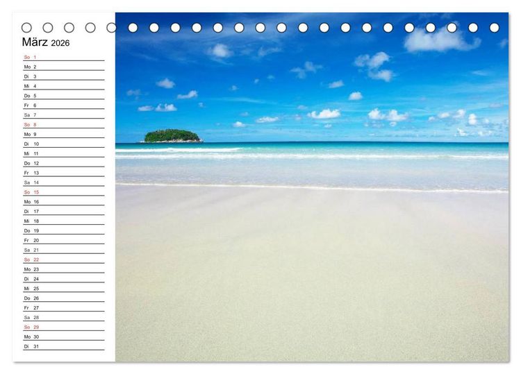 Produktbild: Traumstr&auml;nde in der Karibik (Tischkalender 2026 DIN A5 quer), CALVENDO Monatskalender