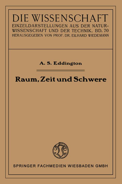 Produktbild: Raum, Zeit und Schwere