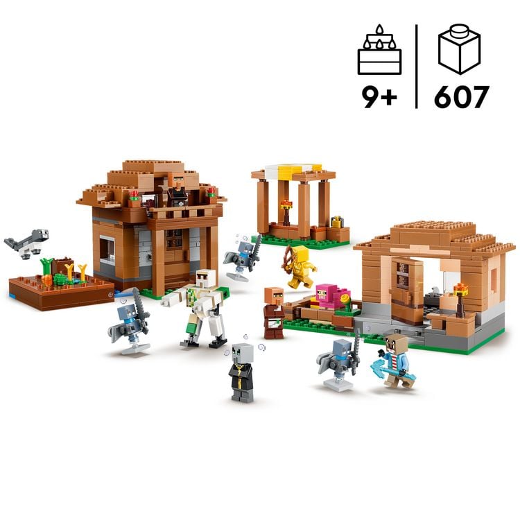 Produktbild: LEGO Minecraft 21596 Angriff des Magiers auf das Dorf, Gamer Spielzeug